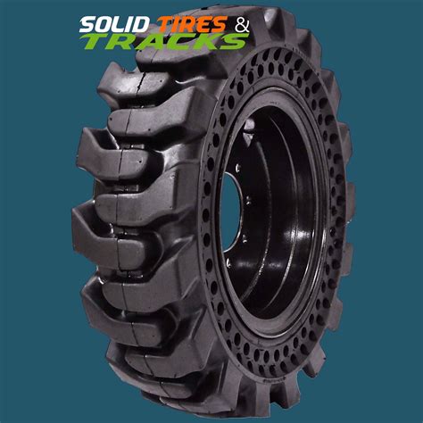 skid steer foam filled tires|solid rubber skid loader tires.